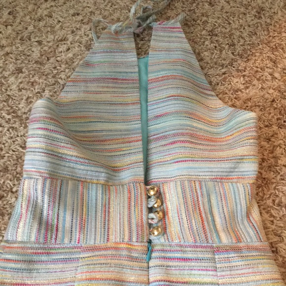 Trina Turk dress. Size 0. Halter - Picture 4 of 8